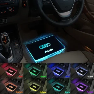 Audi LED Floor Mat Glowing Plate