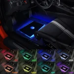 Fiat Car LOGO LED Floor Mat Remote Control