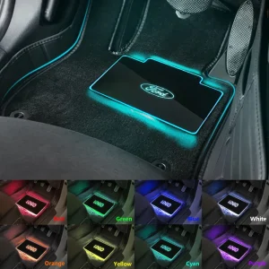 Ford Glowing LOGO Floor Mat Plate