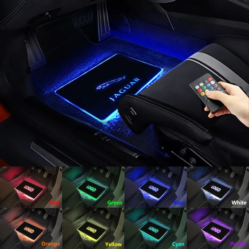 Jaguar Car LOGO LED Floor Mat