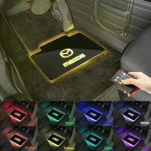 MAZDA Illuminated Auto Floor Mat Plate