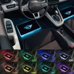MINI LOGO LED Floor Mat Remote Control