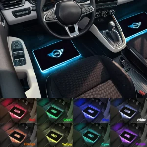 MINI LOGO LED Floor Mat Remote Control